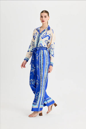 Camicia oversize in seta