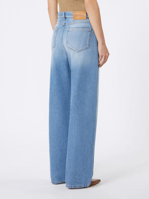 Jeans over in denim azzurro