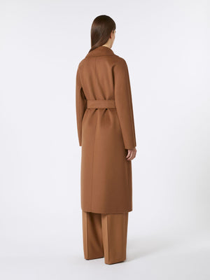 Cappotto in lana, cashmere e seta cammello