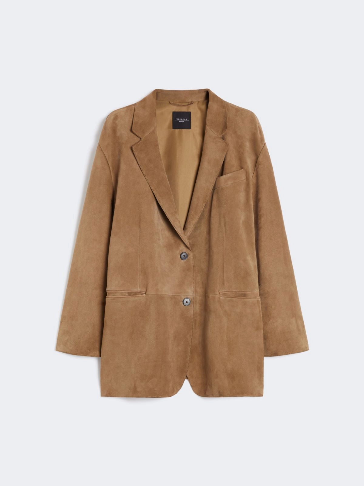 Blazer over in suede color deserto