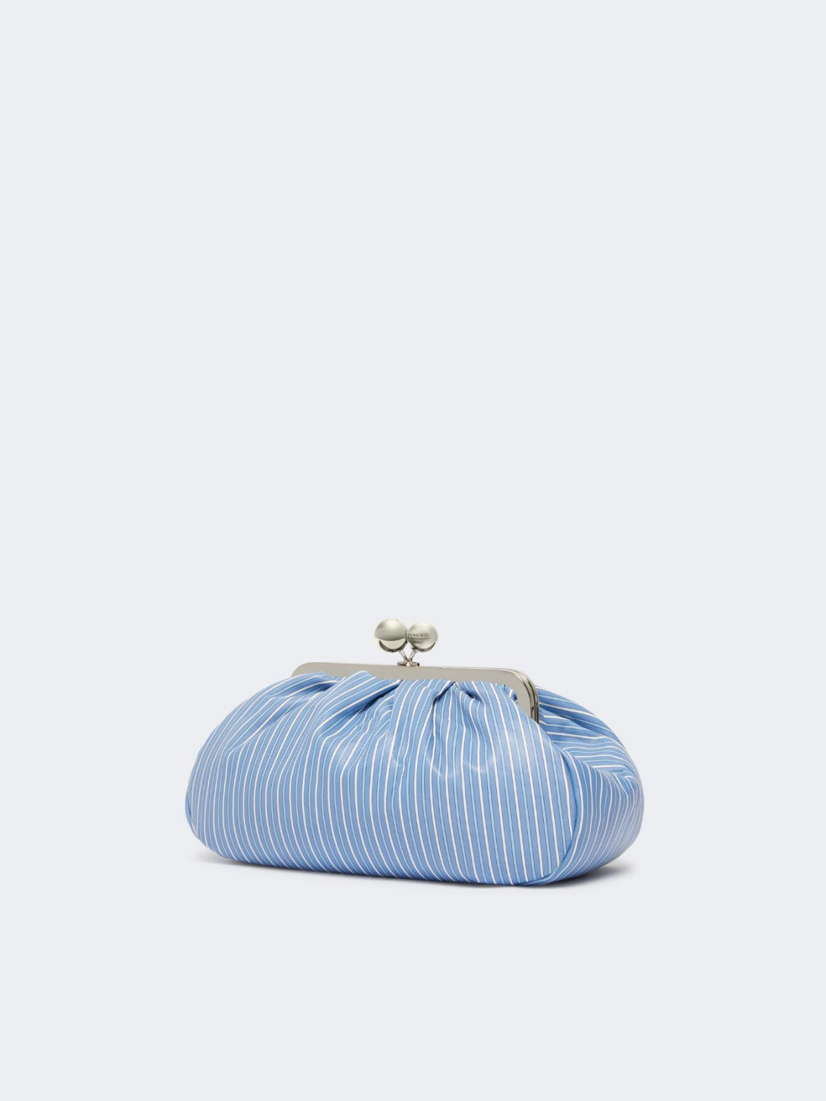 Pasticcino bag medium in nappa stampata azzurro