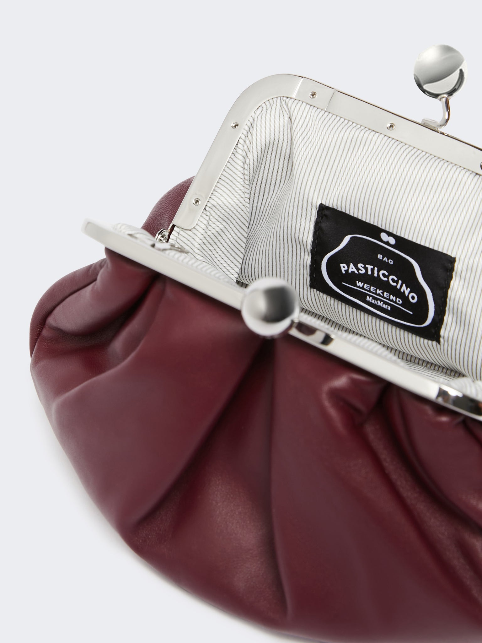 Pasticcino bag small in montone bordeaux