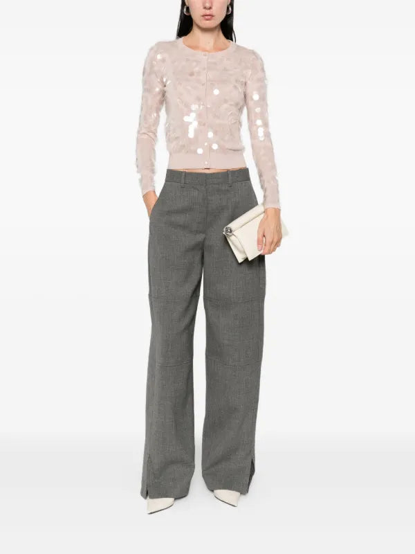 Cardigan con paillettes