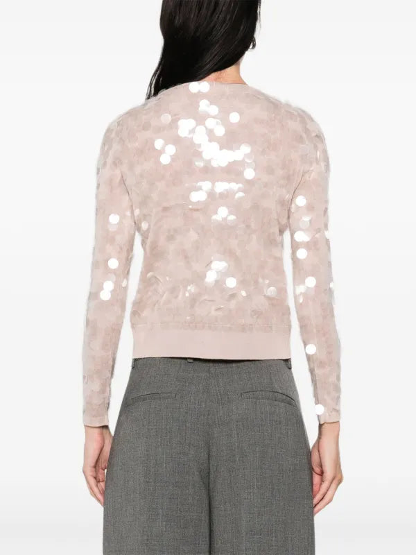Cardigan con paillettes