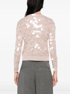 Cardigan con paillettes