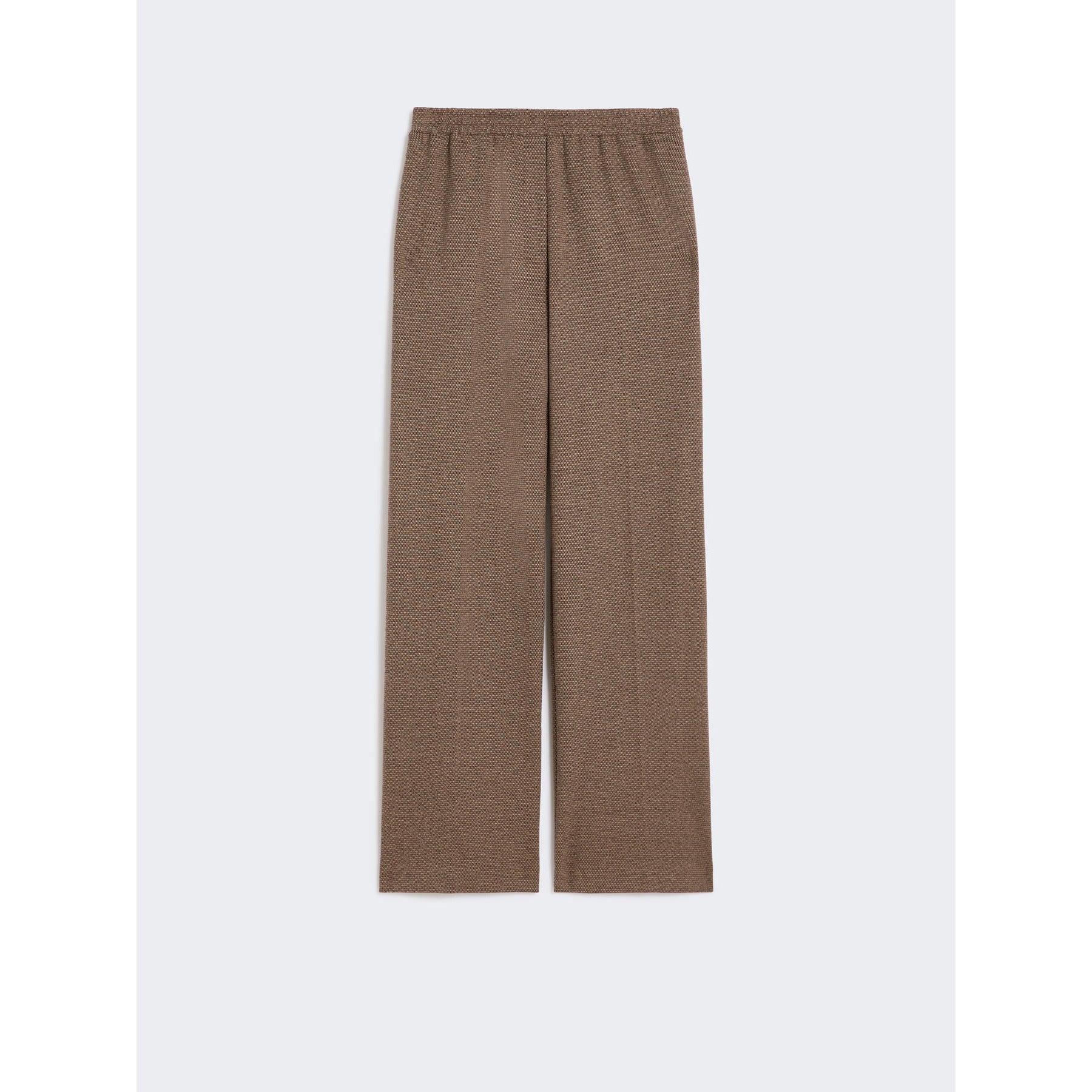 Pantalone in jersey tinto filo cioccolato