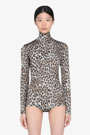 Body con stampa leopardata