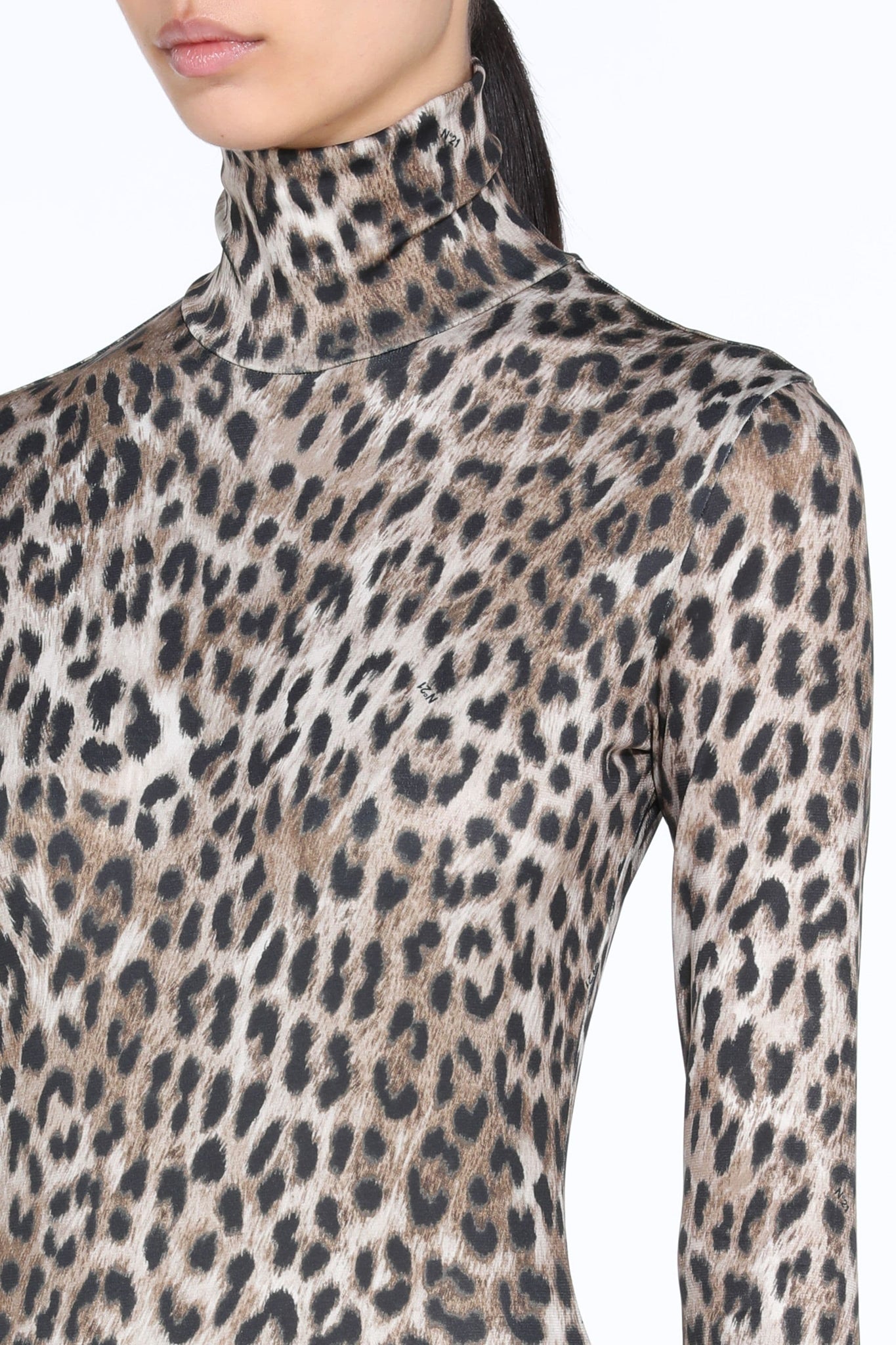 Body con stampa leopardata