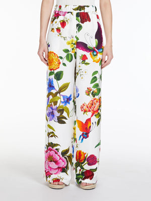 Pantaloni in seta