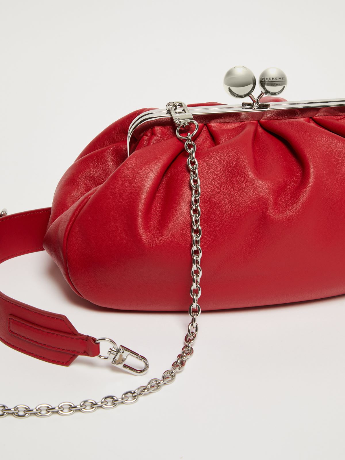 Pasticcino bag medium in nappa rosso scuro