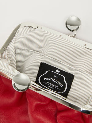 Pasticcino bag medium in nappa rosso scuro