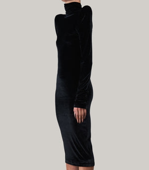 Velvet Sheath Dress “Marziana”