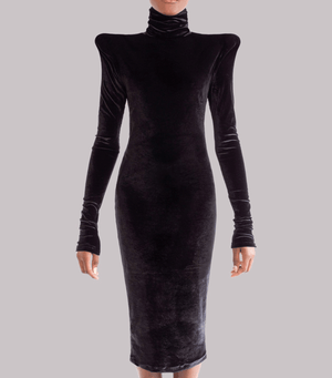 Velvet Sheath Dress “Marziana”